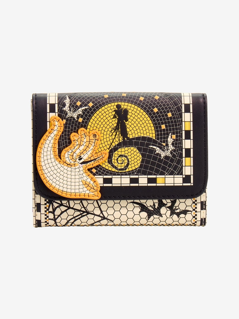Loungefly Disney Nightmare Before Christmas NBC Spiral Hill Tile Wallet NWT